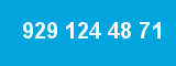 929 124 48 71 929 124 48 71